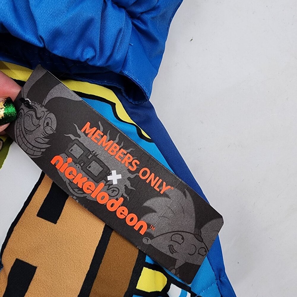 Members Only Nickelodeon Jacket CatDog Rugrats Hey Arnold Spongebob Large NEW - Picture 13 of 13